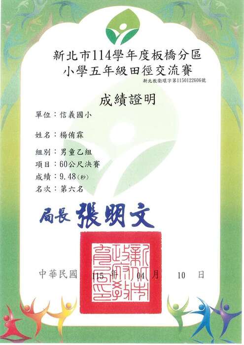獎狀4